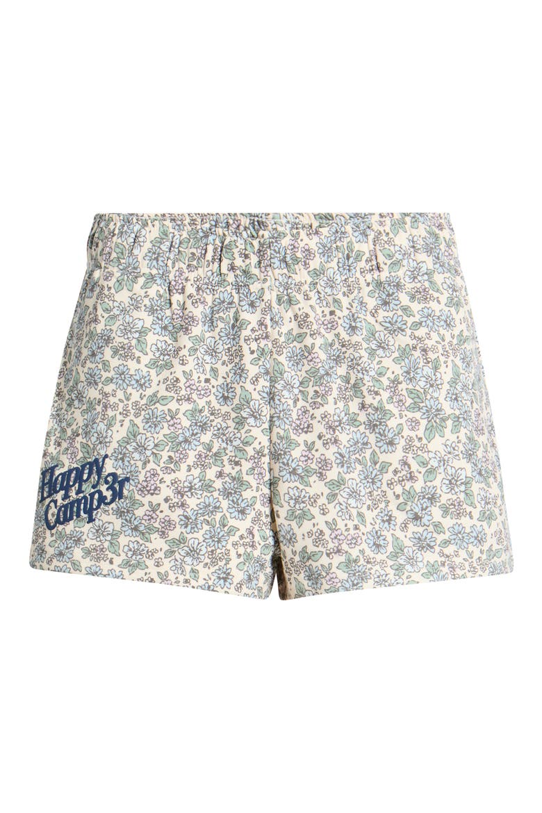 Garden Scuba Shorts, Main, color, DUSTY BLUE