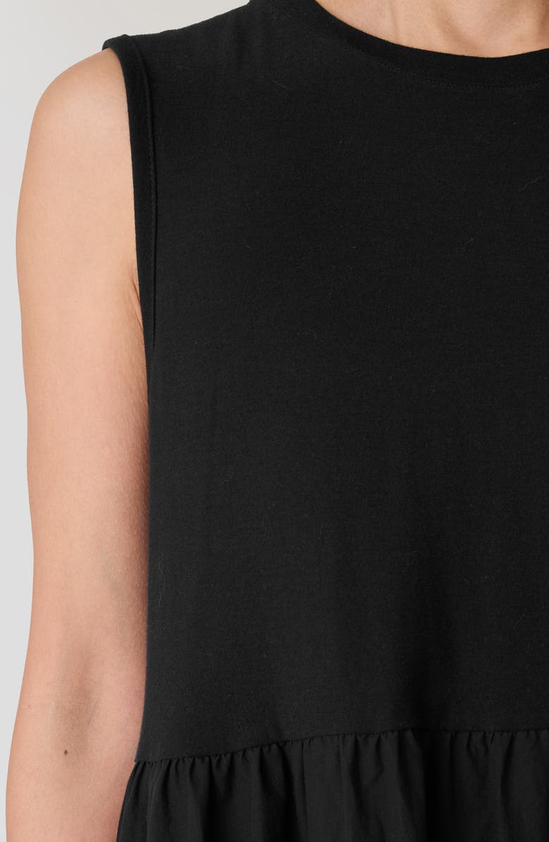 Eileen Fisher Sleeveless Organic Cotton Midi Dress, Alternate, color, 