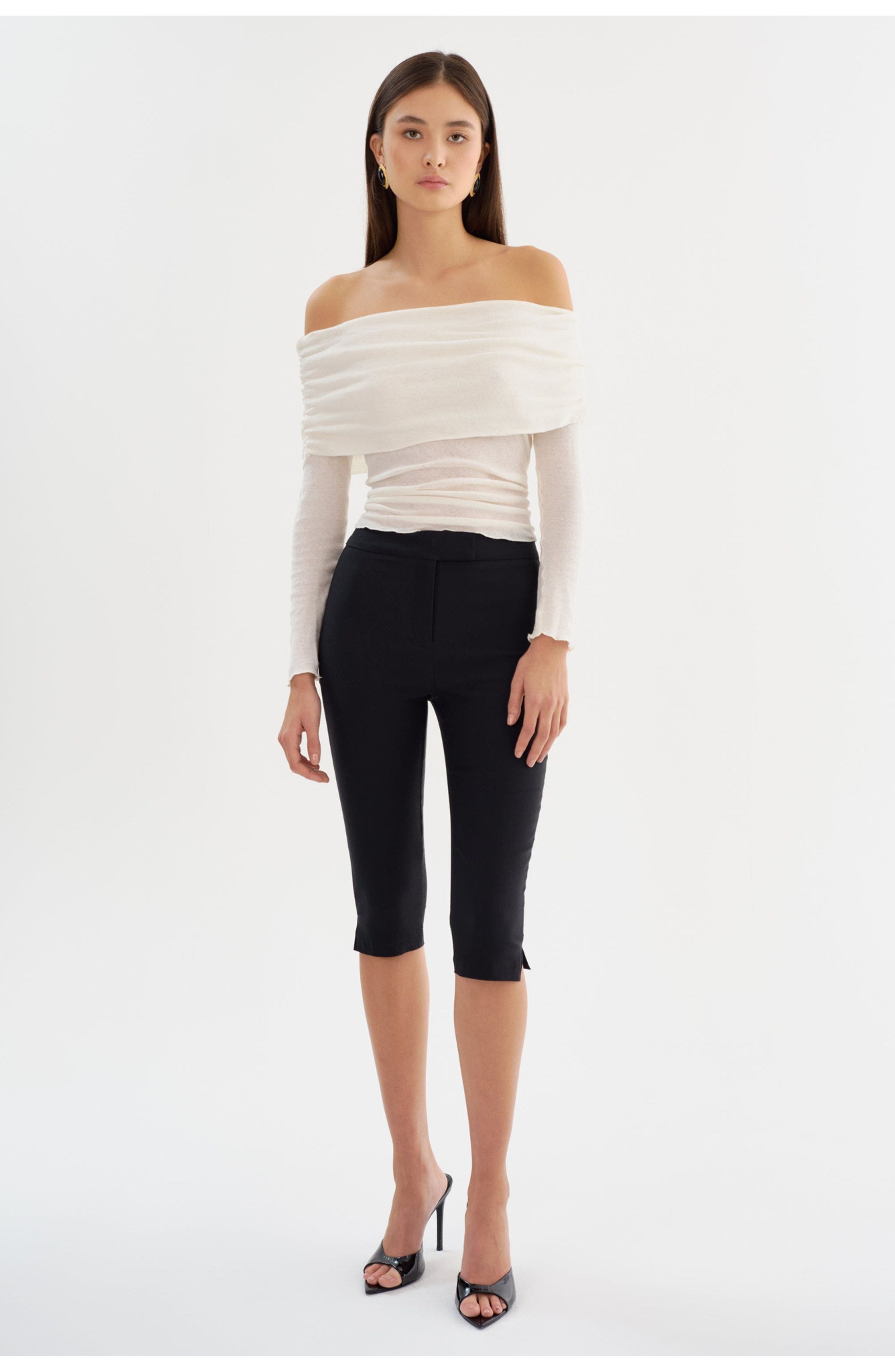 Celine | Stretch Twill Capri - image 2