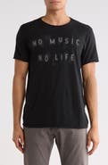 John Varvatos No Music No Life Graphic T-Shirt