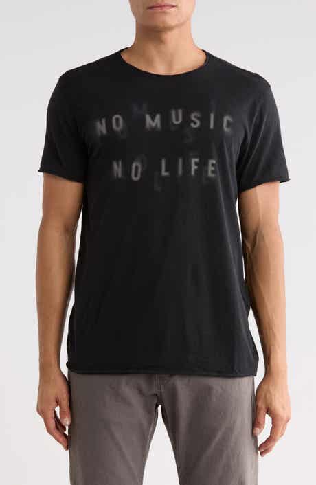 No Music No Life Graphic T-Shirt