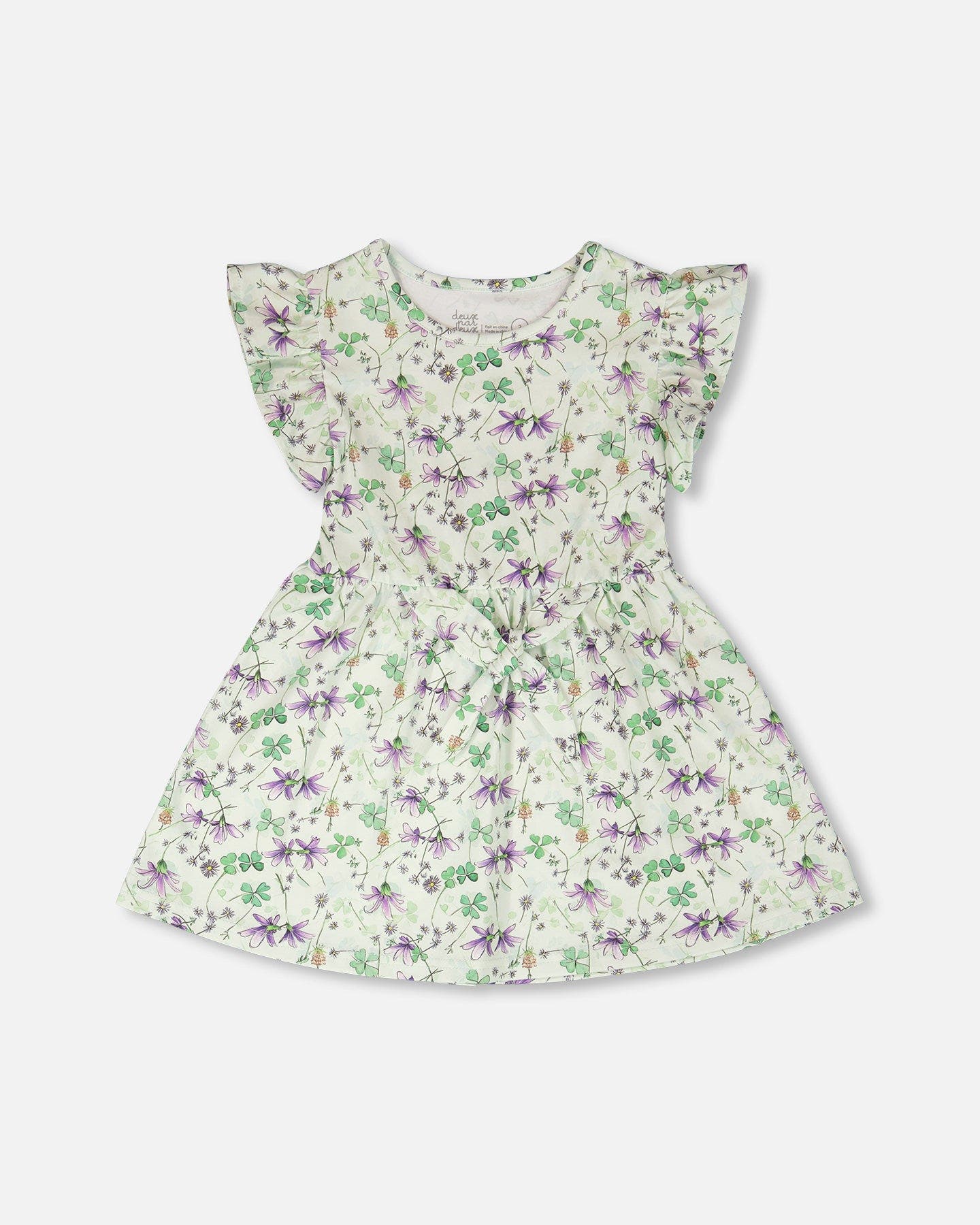 selected Green Floral Print