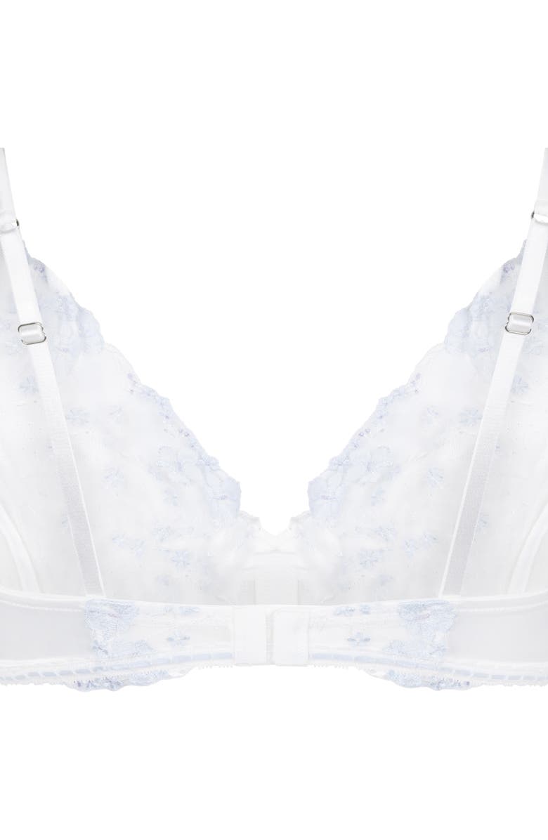Hunkemöller Peonie Lace Underwire Bra, Alternate, color, Snow White