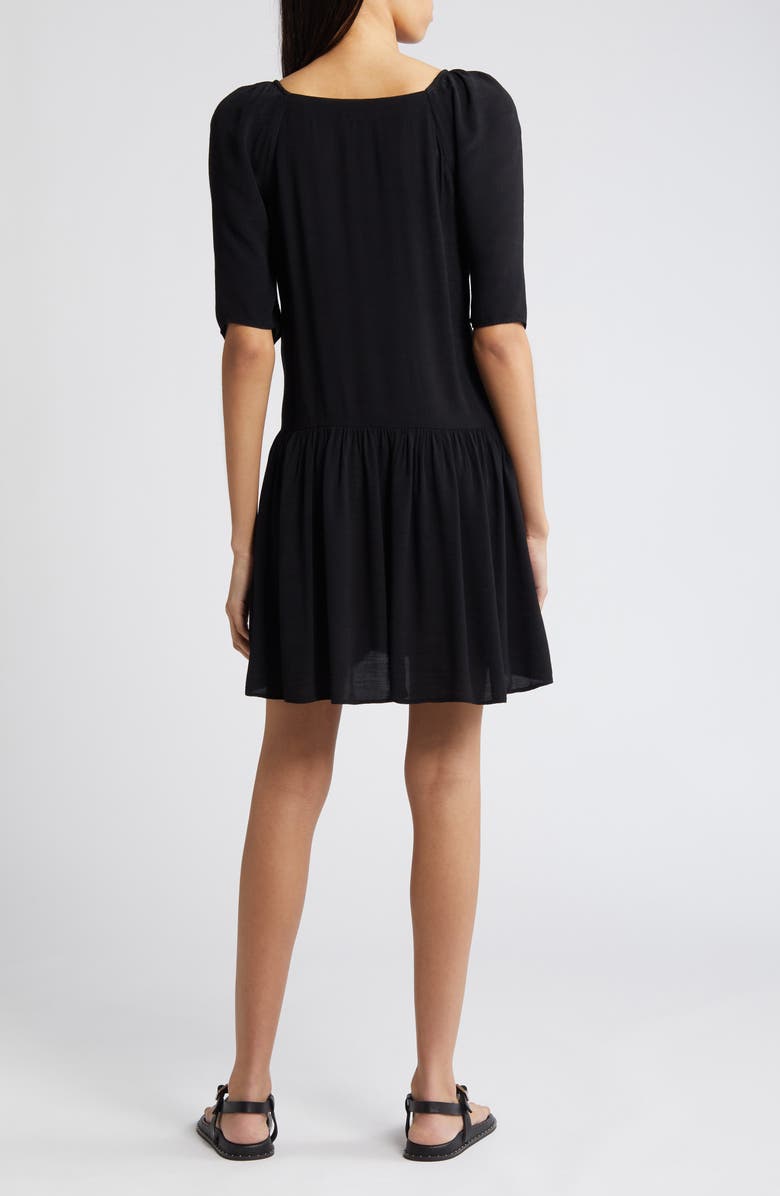 Treasure & Bond Button-Up Drop Waist Minidress, Alternate, color,