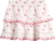 Vintage Havana Kids' Tiered Ruffle Miniskort