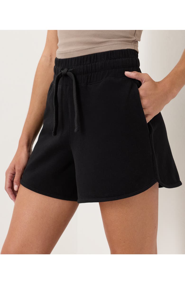 Pact CloudKnit Curved Hem Short, Alternate, color, Black