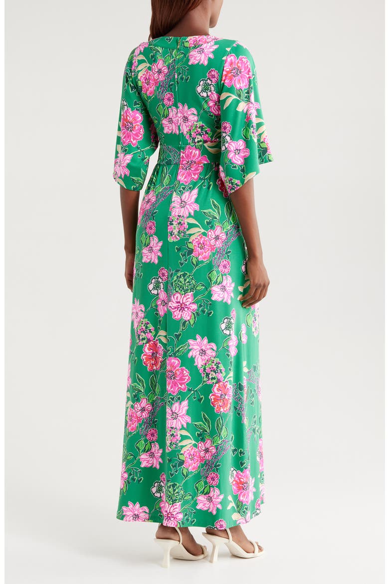 Roselle Maxi Dress, Alternate, color, GREEN MULTI