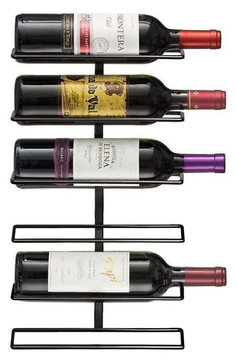 Metal Wall Wine Rack