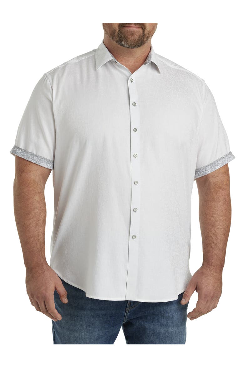 Luther Sport Shirt, Alternate, color, WHITE