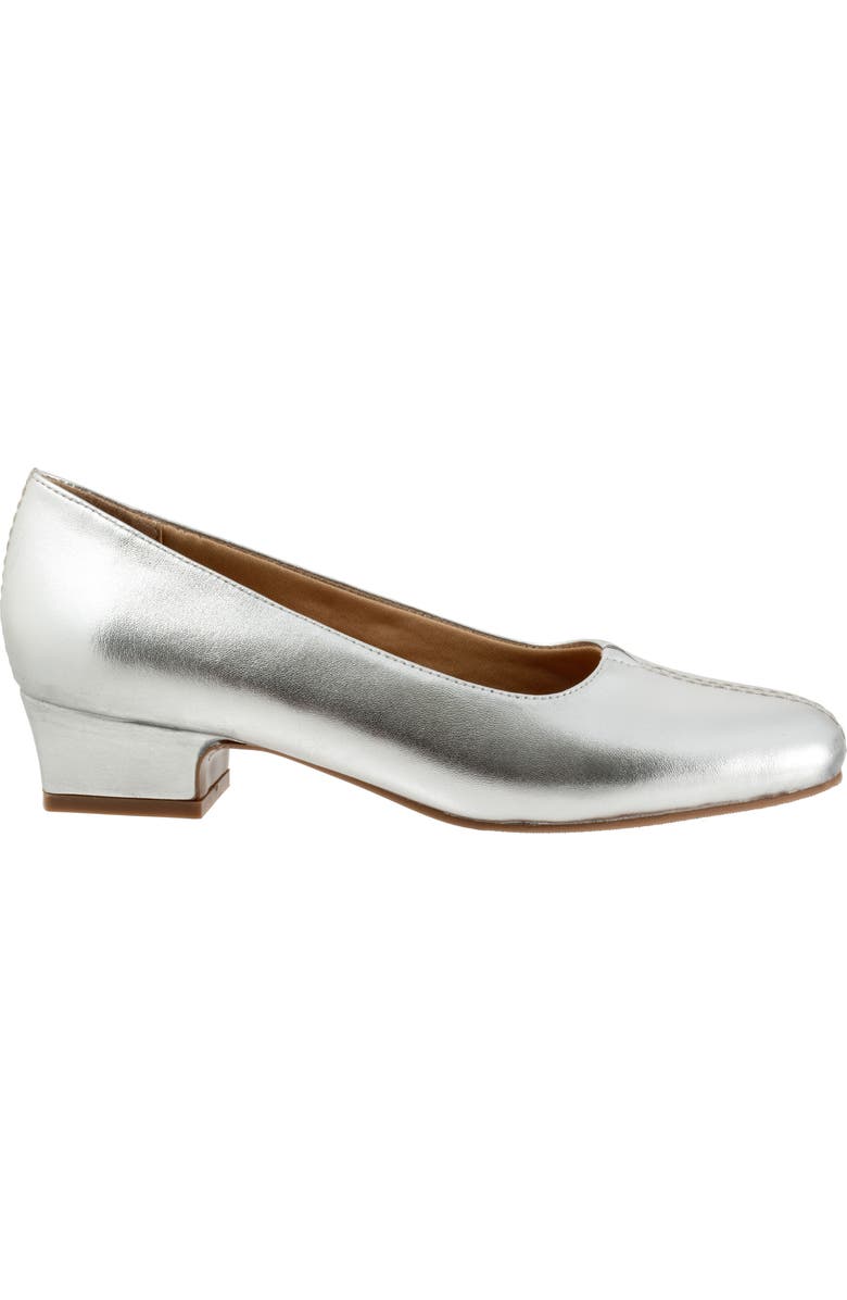 Trotters 'Doris' Pump, Alternate, color, Silver