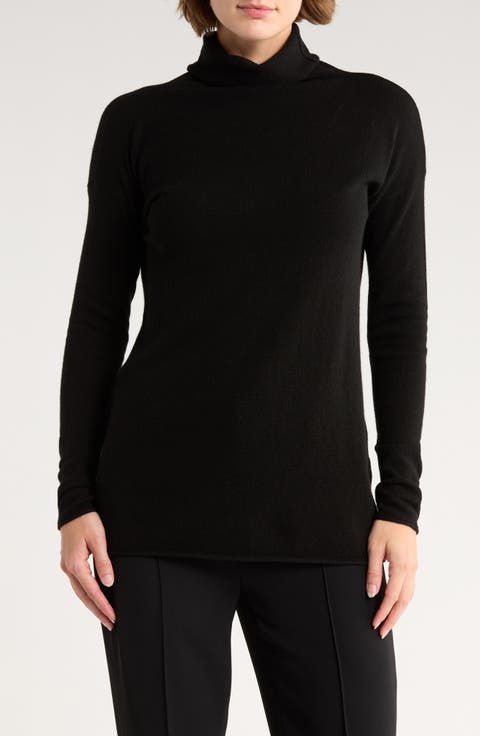 Wool & Cashmere Turtleneck Sweater