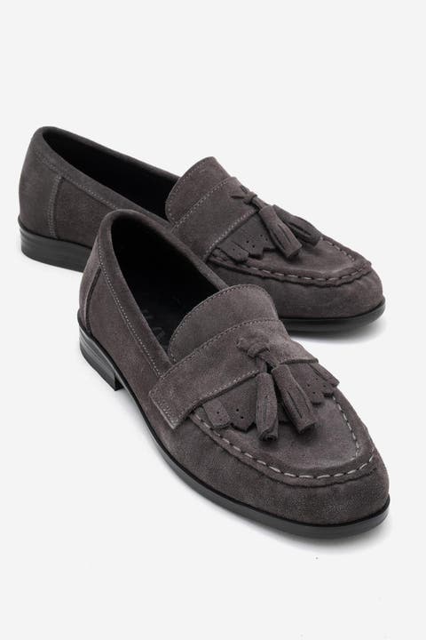 Lupen Leather Tassel Loafer (Women)