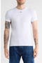 Off Stamp Rib Stretch Cotton T-Shirt