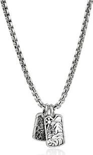 John Hardy Men's Legends Pendant Necklace, 3.7mm