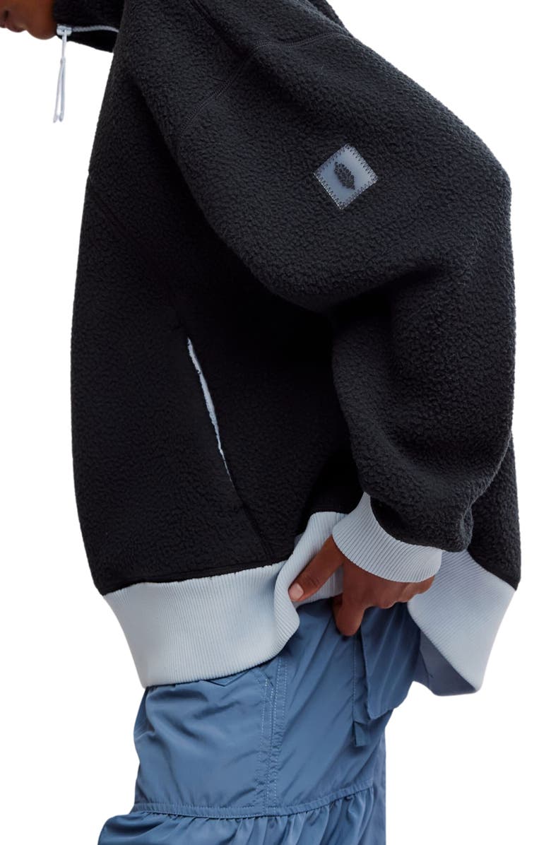 Free People Hit The Slopes Quarter Zip Jacket, Alternate, color,