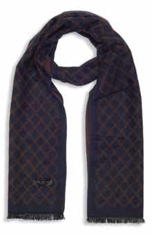 Ted Baker London Diamond Lattice Silk Reversible Scarf