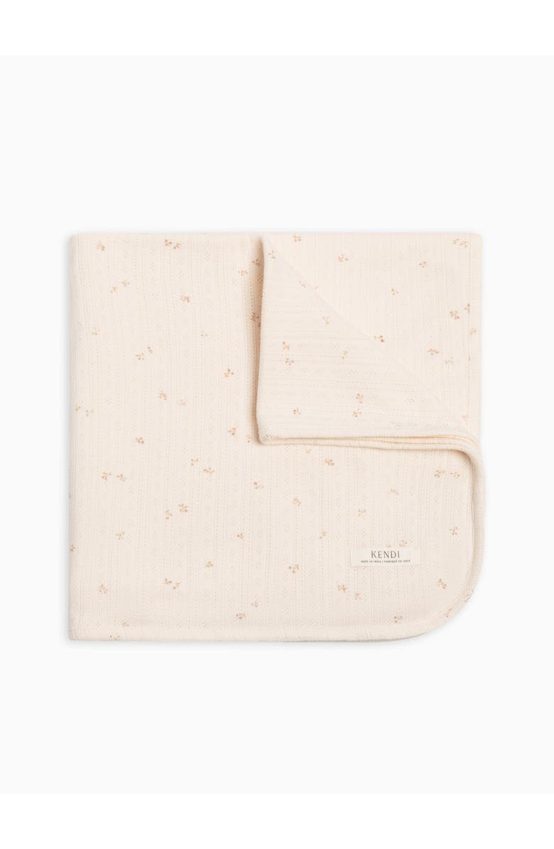 Kendi Pointelle Swaddle Blanket, Main, color, Loren Floral