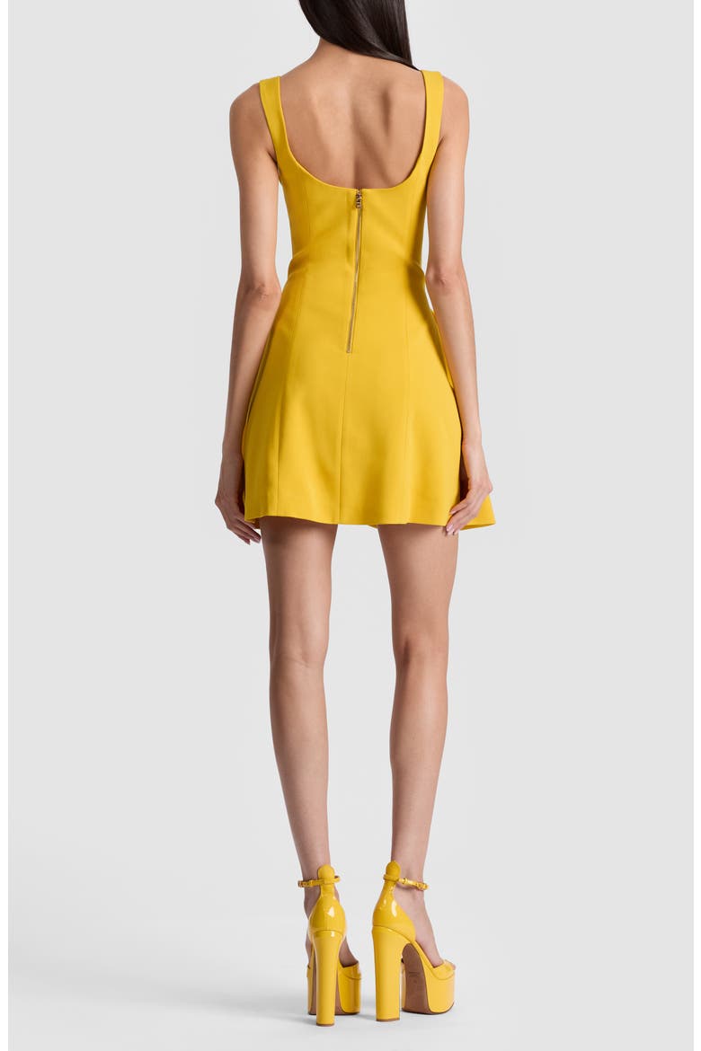 Vera Fit & Flare Minidress, Alternate, color, GOLDEN HOUR