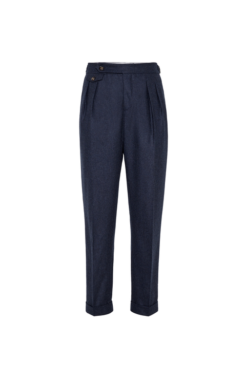 Flannel tailor fit trousers