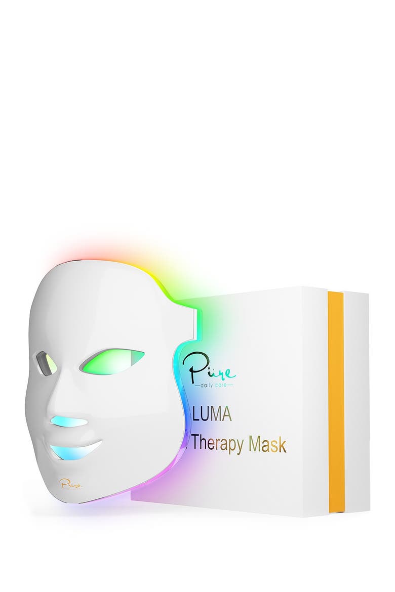 Luma LED Skin Therapy Mask - Home Skin Rejuvenation & Anti-Aging Light Therapy, Main, color, NO COLOR