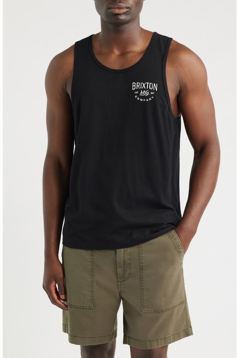 Fremont Logo Tank Top, Main, color, BLACK