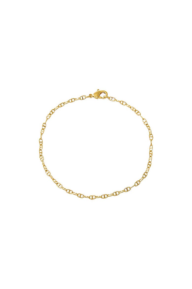 Solid Mariner Chain Bracelet, Main, color, Gold