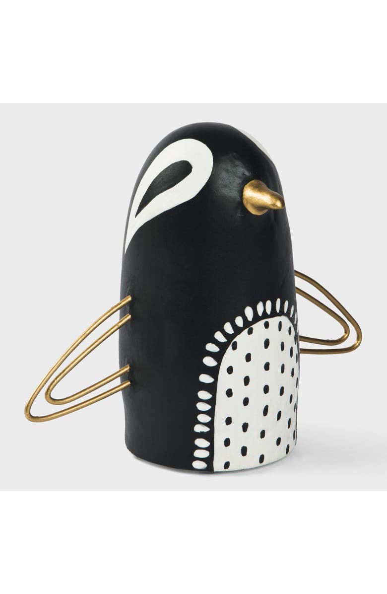 Mela Artisans Midnight Penguin Figurine, Alternate, color, Black And White