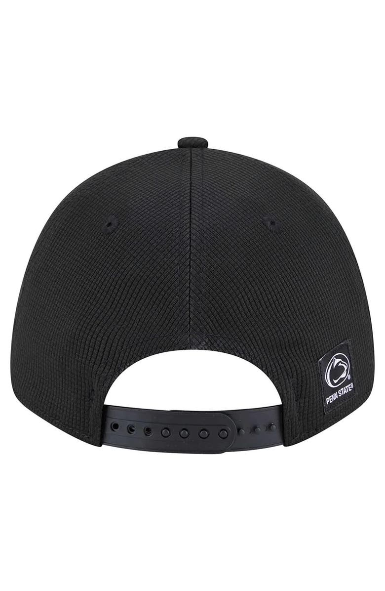 New Era Men's New Era Black Penn State Nittany Lions Pivot 9FORTY Stretch-Snap Adjustable Hat, Alternate, color, Black