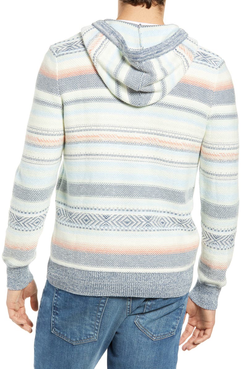 Faherty Cove Stripe Sweater Hoodie, Alternate, color, 