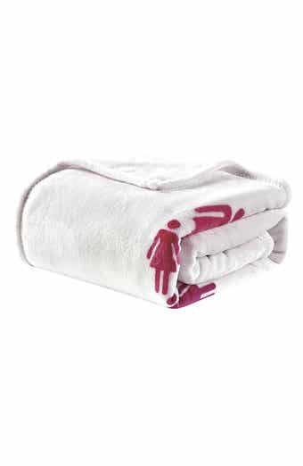 Together We Rise Reversible Faux Shearling Throw Blanket