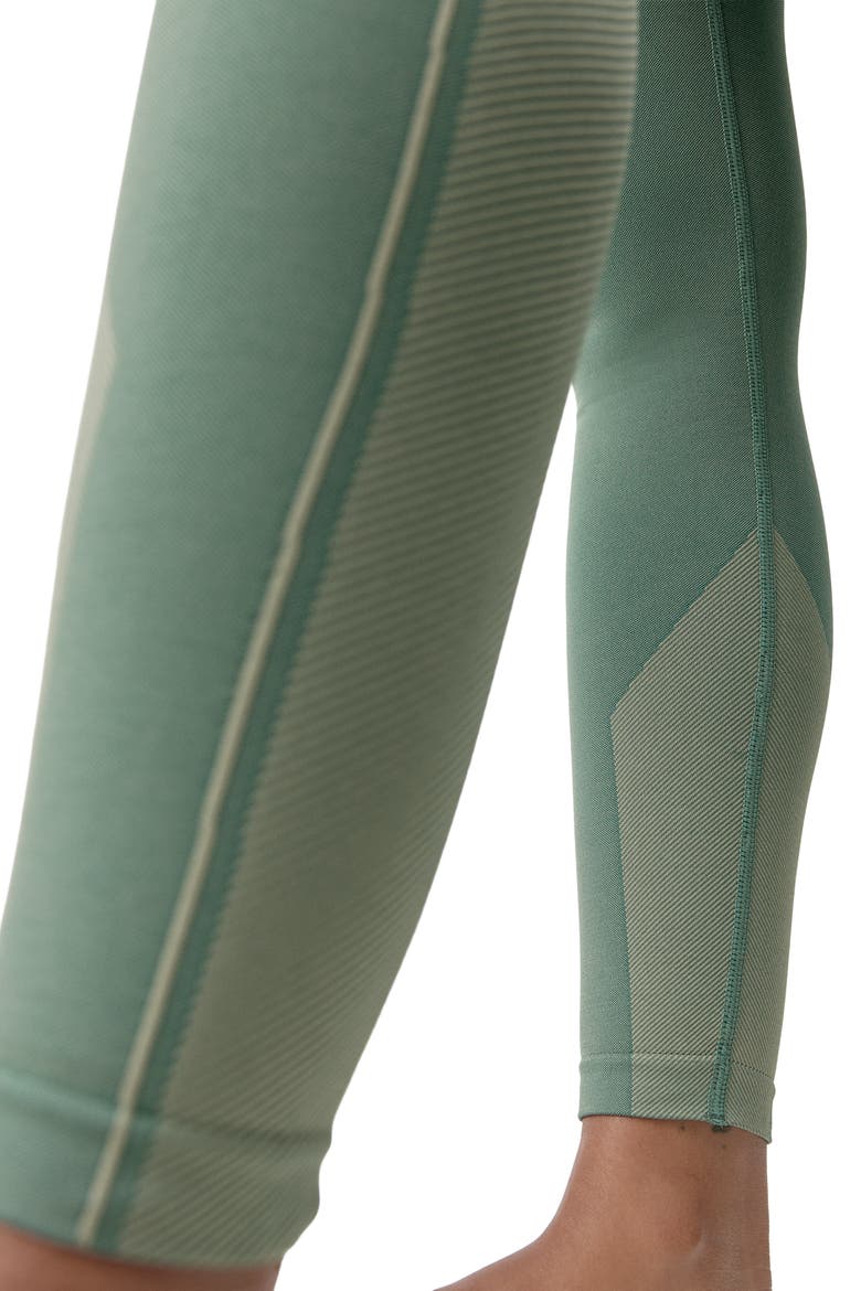 Buddha Seamless High Rise Sport Legging, Alternate, color, Deep Green/Grain