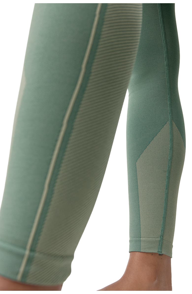Born Living Yoga Buddha Seamless High Rise Sport Legging, Alternate, color, Deep Green/Grain