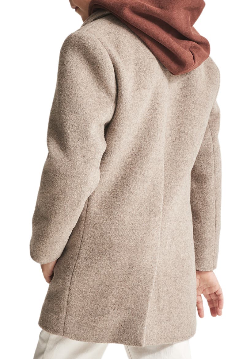 Kids' Gable Jr. Wool Blend Overcoat, Alternate, color, OATMEAL
