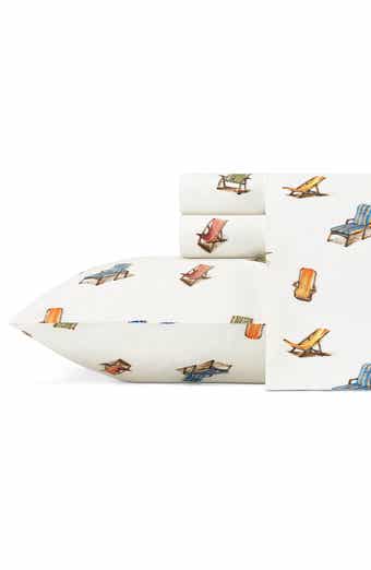 Beach Chairs 200 Thread Count Cotton Percale Sheet Set