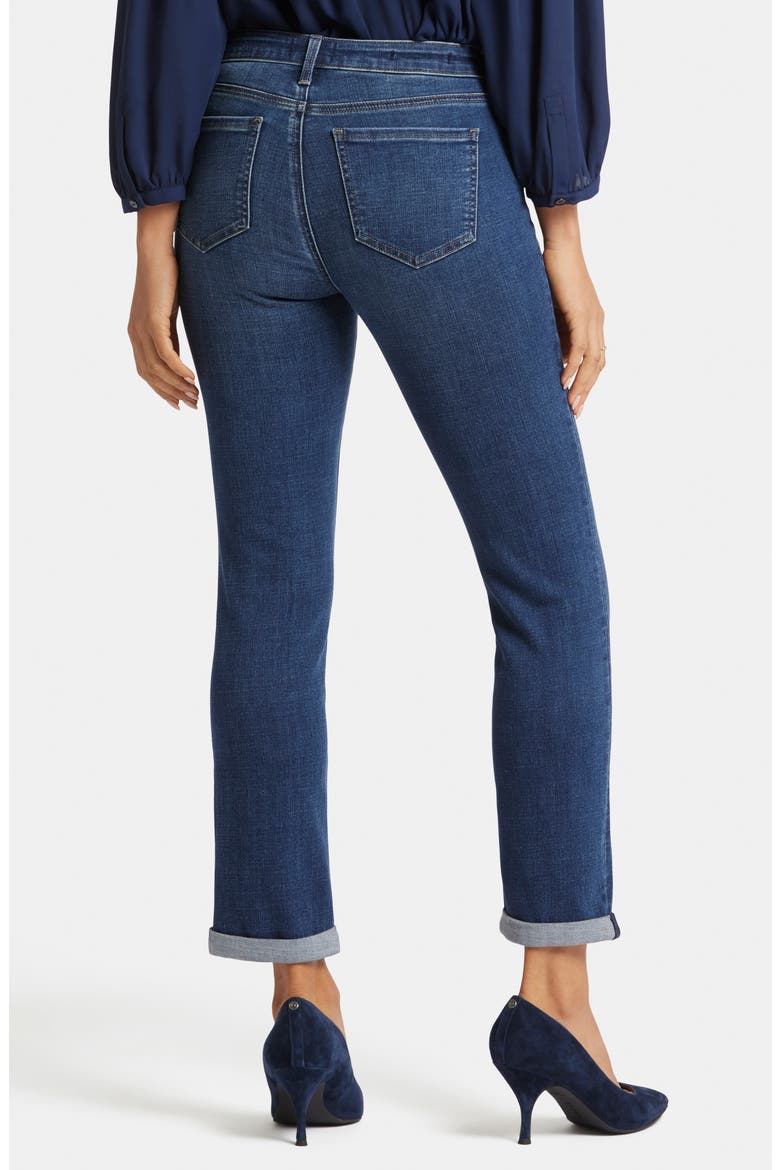 Sheri Cuff Ankle Jeans, Alternate, color, WELLSPRING