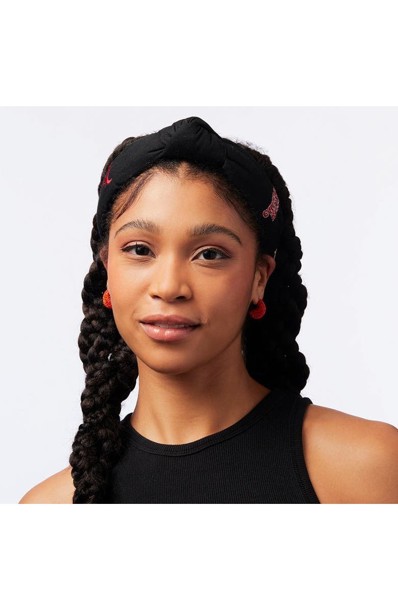 Lele Sadoughi NBA Chicago Bulls Embroidered Headband, Alternate, color, 