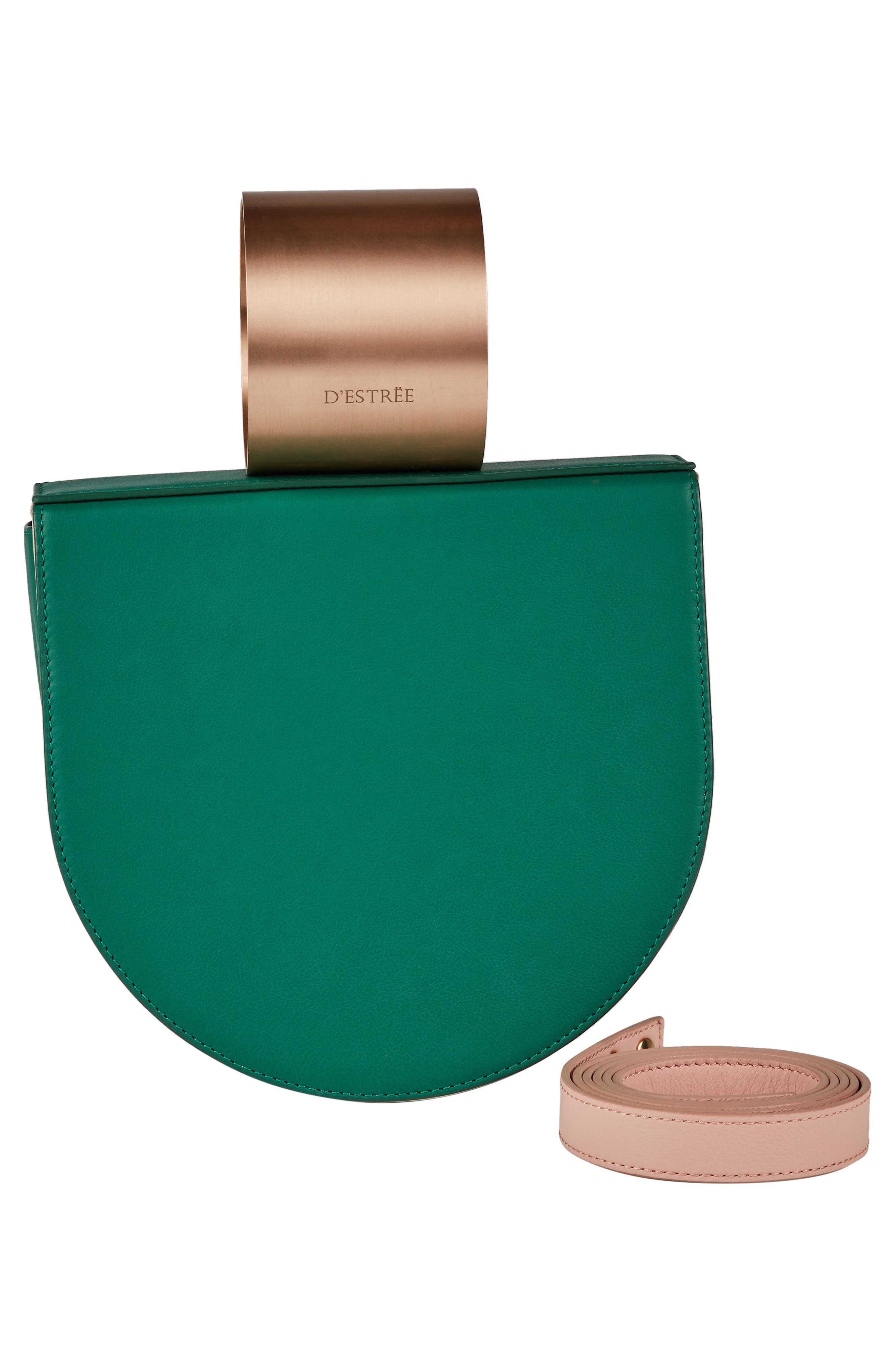 DESTREE D ESTREE D'Estrëe Mini Lucio Cuff Handle Leather Bag, Alternate, color, 