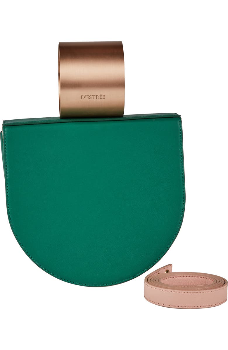 DESTREE D ESTREE D'Estrëe Mini Lucio Cuff Handle Leather Bag, Alternate, color,