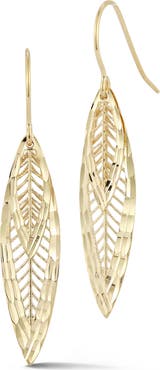 Ember Fine Jewelry Feather Drop Earrings