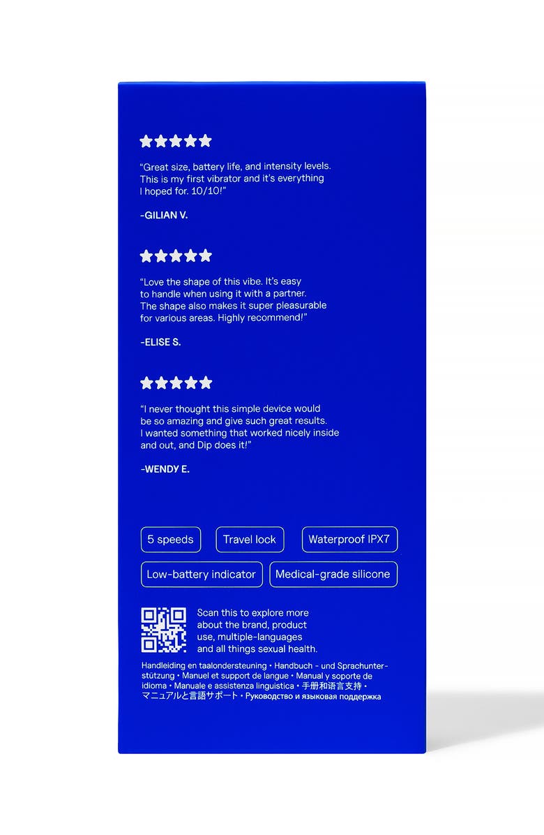 Dame Products Dip 2.0 Basic Vibrator, Alternate, color, Periwinkle