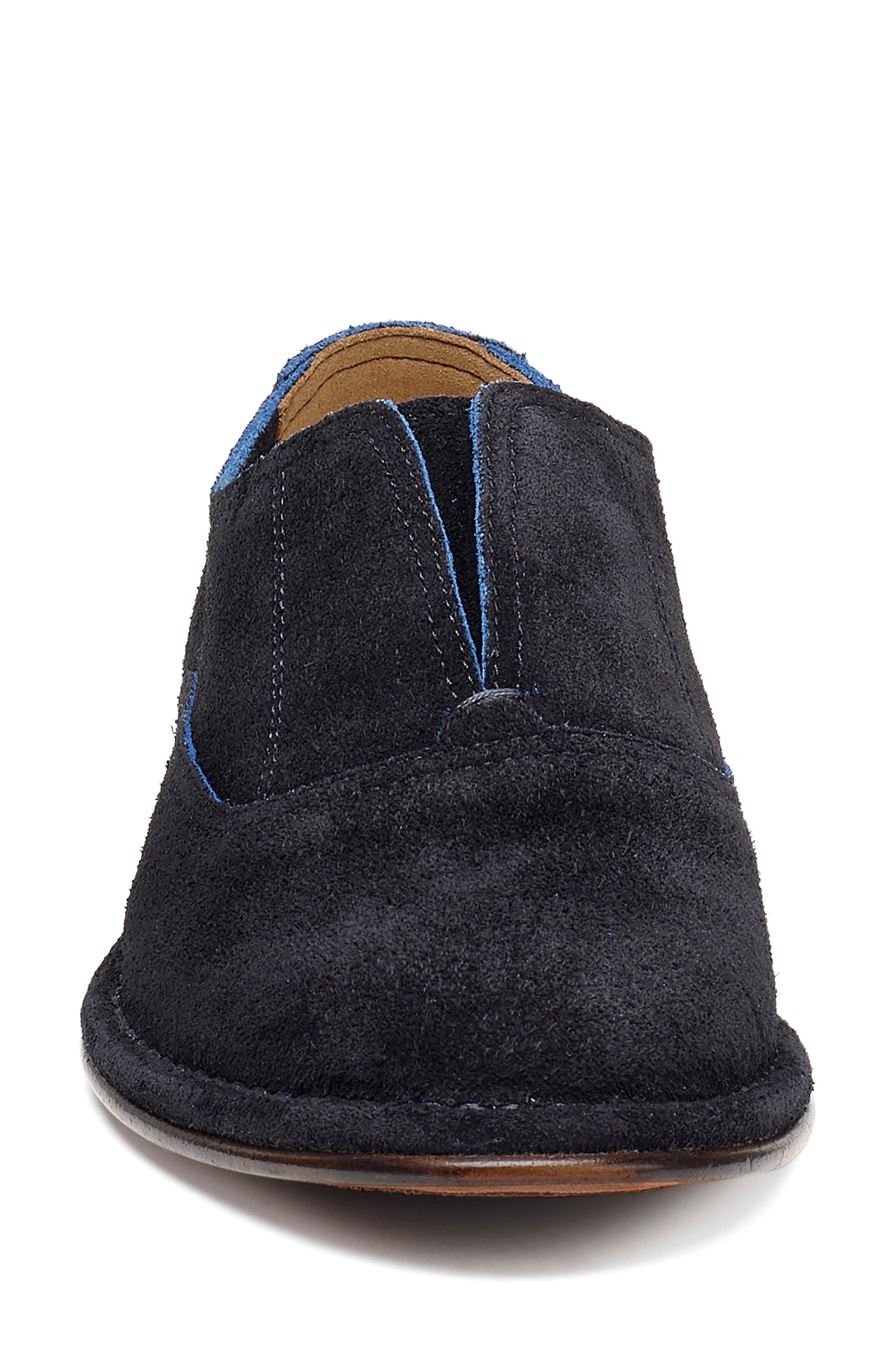 Avery Loafer, Alternate, color, NAVY SUEDE
