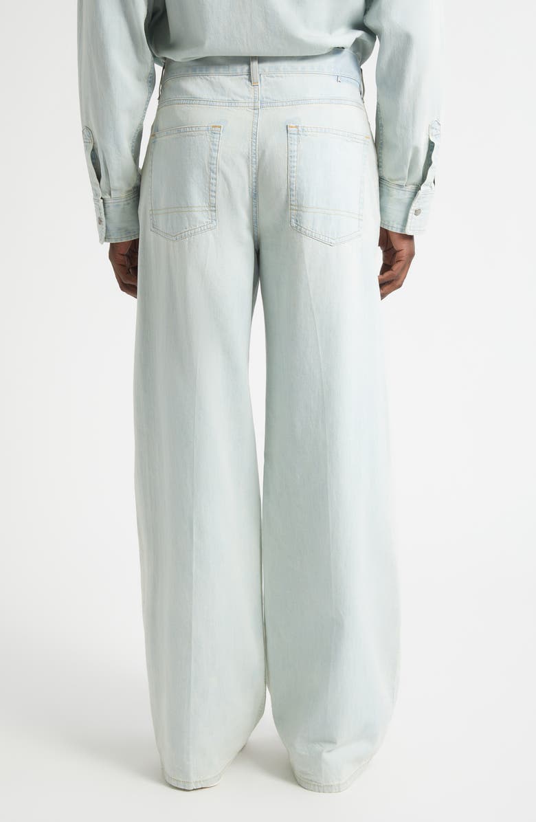 Golden Goose Journey Parker Wide Leg Jeans, Alternate, color, Light Blue