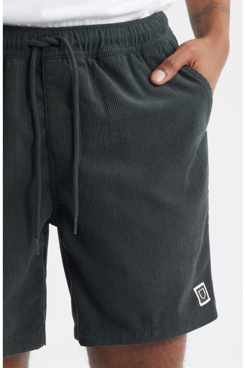 Everyday Corduroy Shorts, Alternate, color, VINTAGE BLACK
