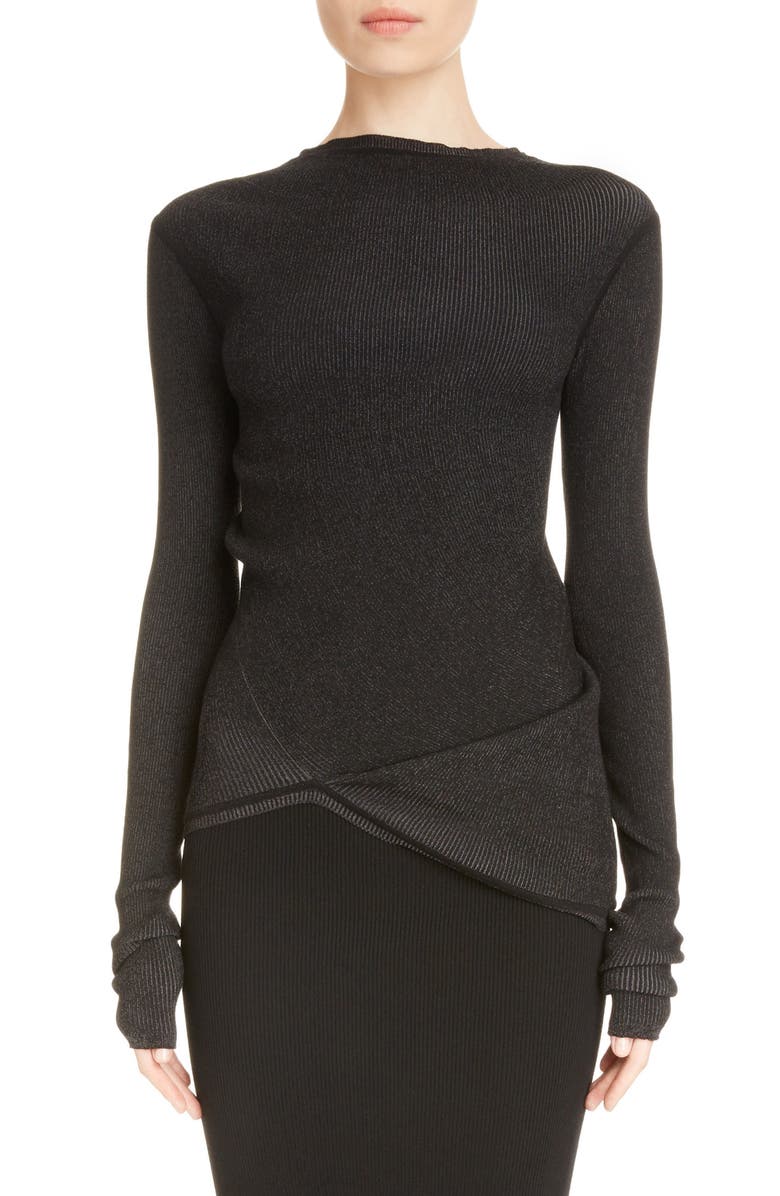 Rick Owens Stretch Knit Top, Main, color,
