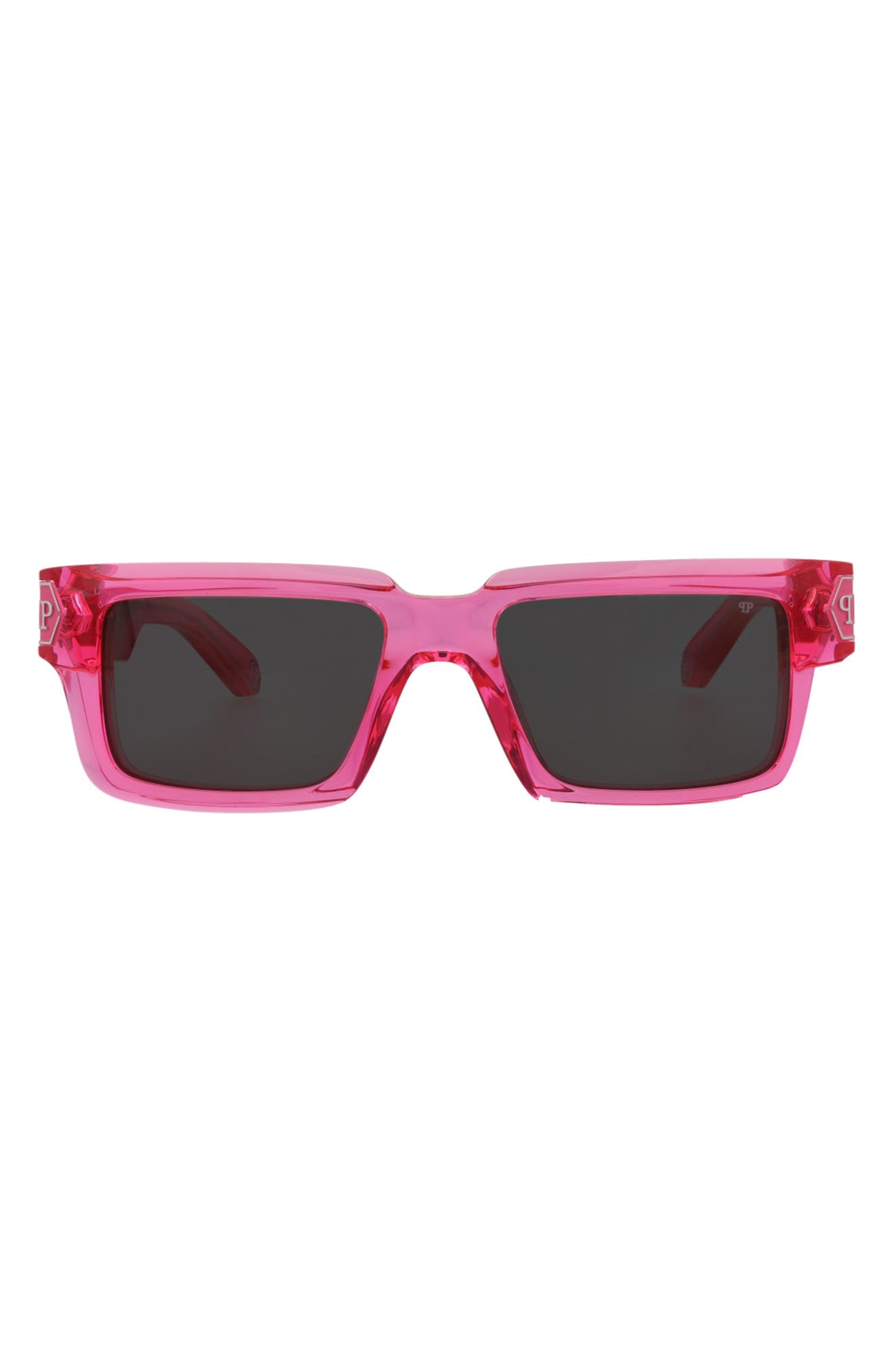 PHILIPP PLEIN 53mm Rectangular Sunglasses