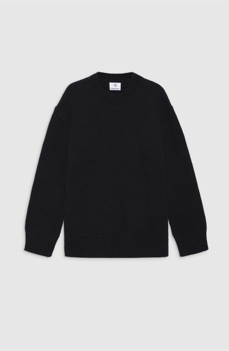ANINE BING Rosie Sweater, Alternate, color, Black