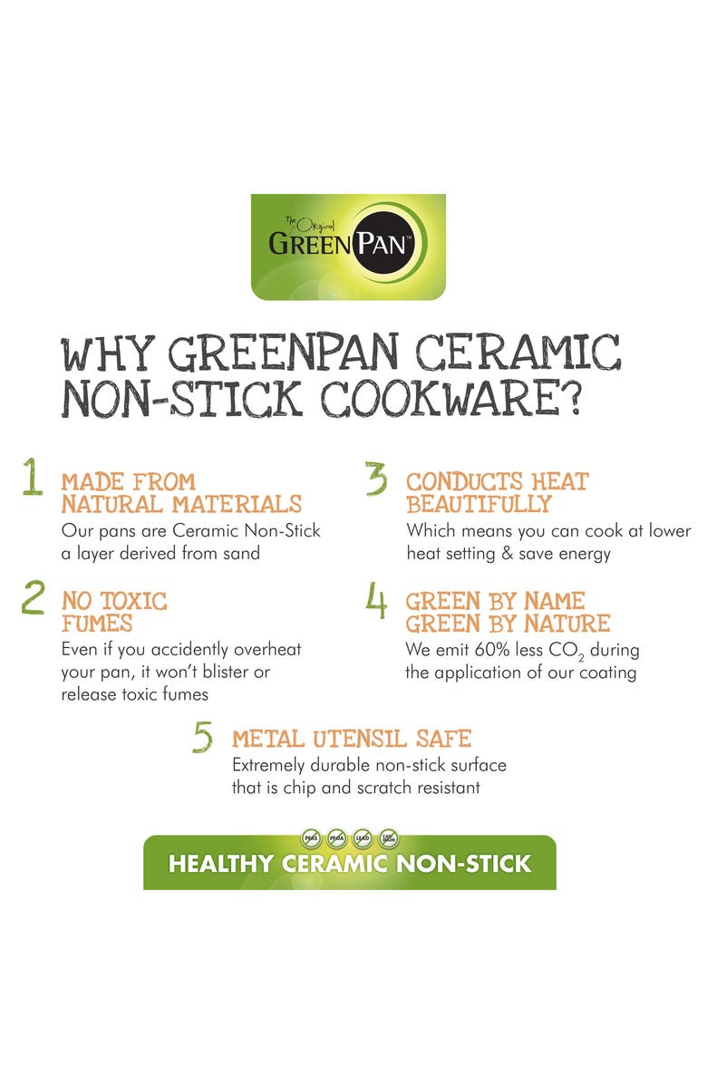 GreenPan Valencia Pro 10-Inch & 12-Inch Anodized Aluminum Ceramic Nonstick Frying Pan Set, Alternate, color,