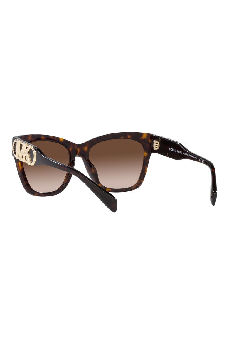 Empire 55mm Gradient Cat Eye Sunglasses, Alternate, color, DK TORT
