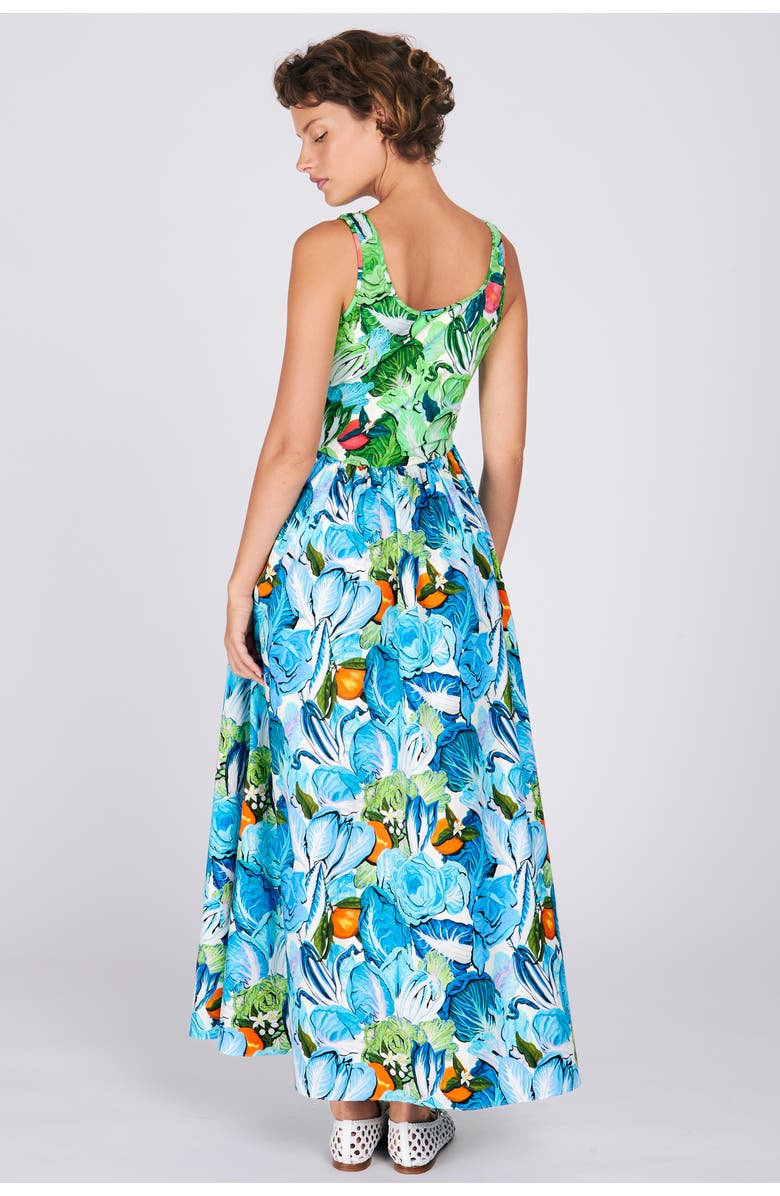 RACHEL ANTONOFF Aubrey Dress, Alternate, color, Radicchio & Citrus