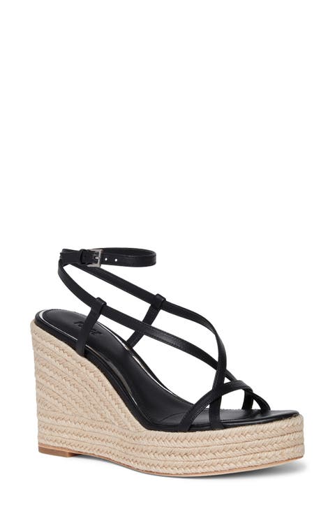 Marlow Ankle Strap Espadrille Platform Wedge Sandal (Women)